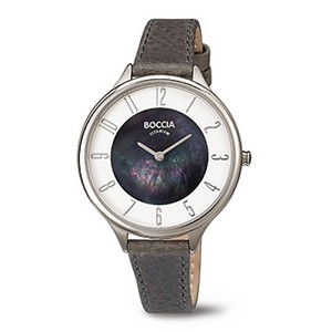 Boccia Titanium Gray Band Watch - 3240-01